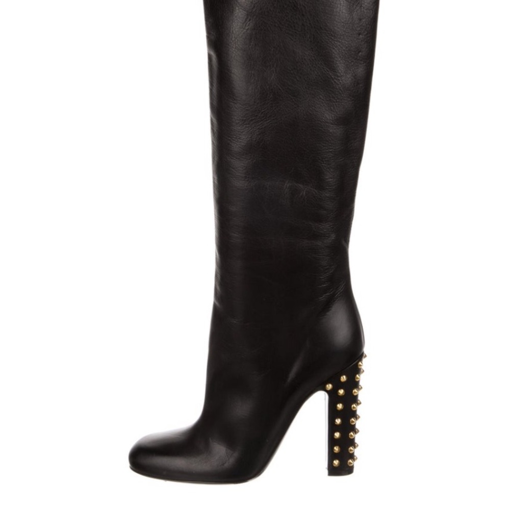Gucci JacquelyneTall Blk Boot 39.5